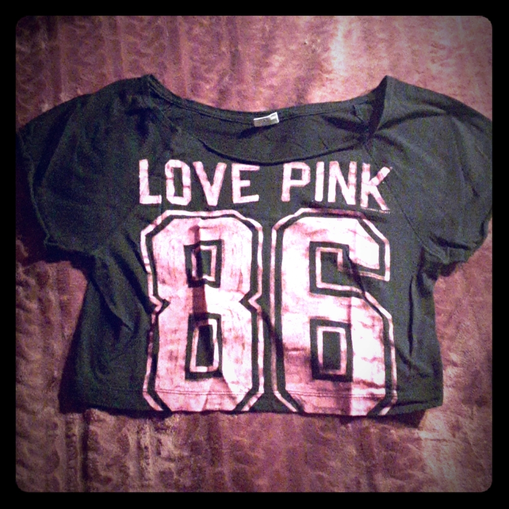Love Pink Crop Top